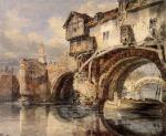 水彩大师 William Turner_Welsh Bridge at Shrewsbury